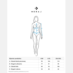 Dzianinowy KARDIGAN z kieszeniami NIEBIESKI dłuższy narzutka MORAJ